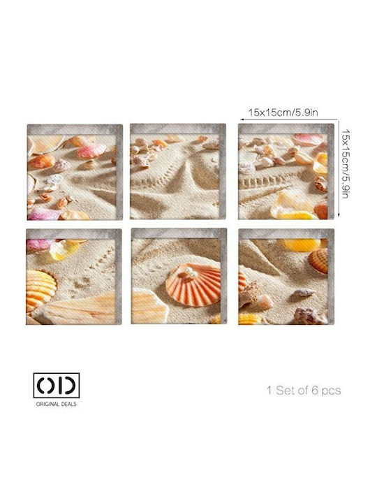 Decorative Sticker Wall 6pcs 15x15cm