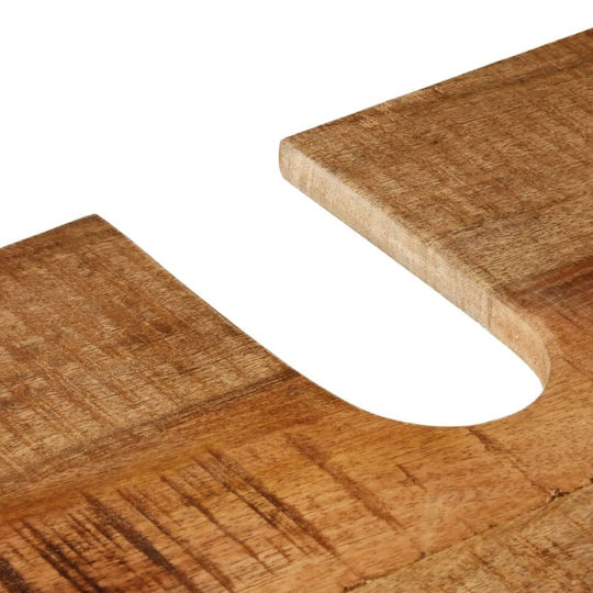 vidaXL Πάγκος με Νιπτήρα Μ55xΒ35xΥ60cm Καφέ