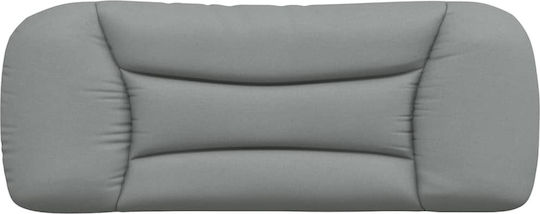 vidaXL Stoff-Kopfstütze Für Betten Helle Graue Farbe 100x48cm