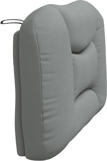 vidaXL Stoff-Kopfstütze Für Betten Helle Graue Farbe 100x48cm