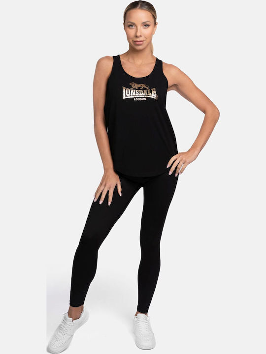 Damen Sport Bluse Ärmellos Gold