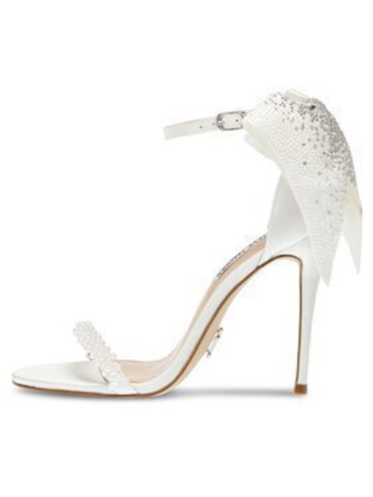 Fabric Women's Sandals Beige