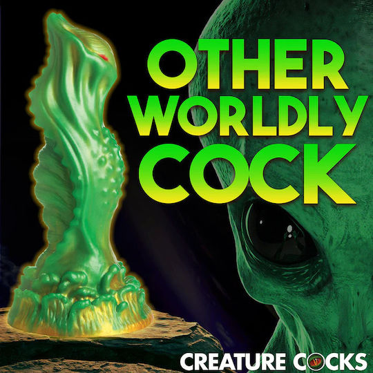 XR Dildo με Βεντούζα Πράσινο