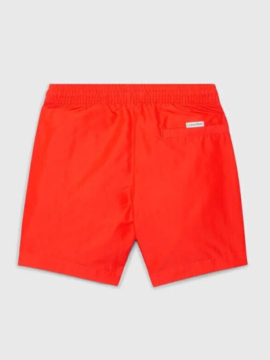 Calvin Klein Kids Swimwear Swim Shorts Orange