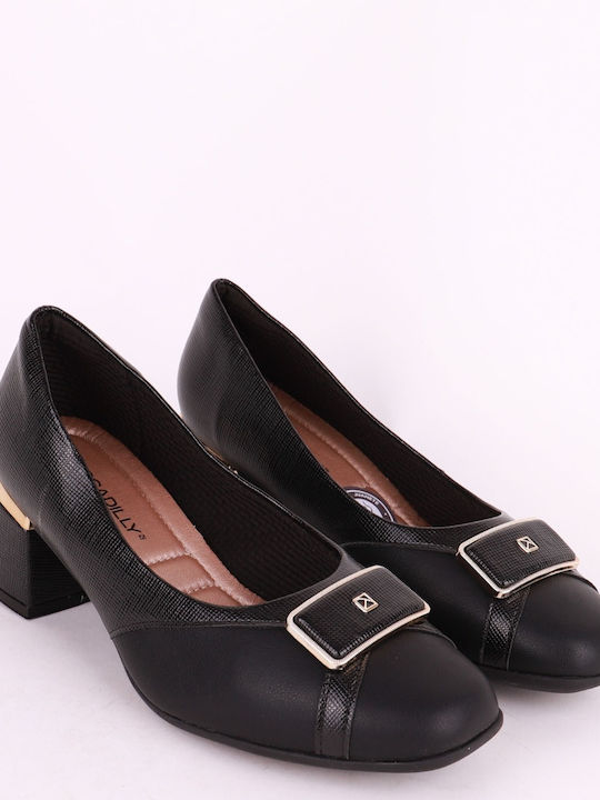 Piccadilly Black Heels