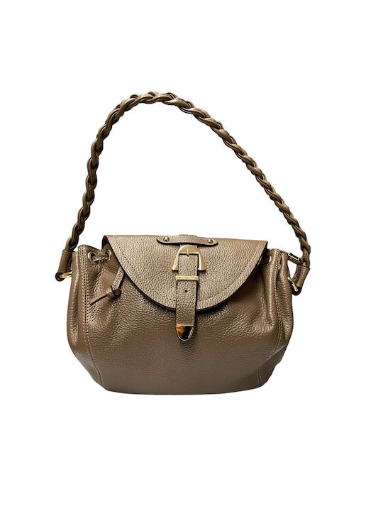 Tony Bellucci Leather Women's Bag Crossbody Brown