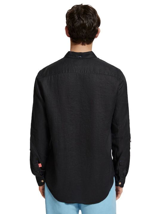 Long-sleeved Linen Shirt Linen