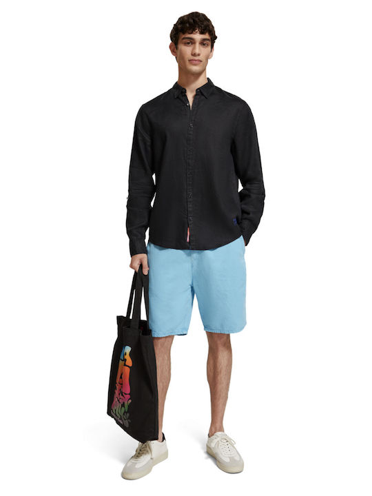Long-sleeved Linen Shirt Linen