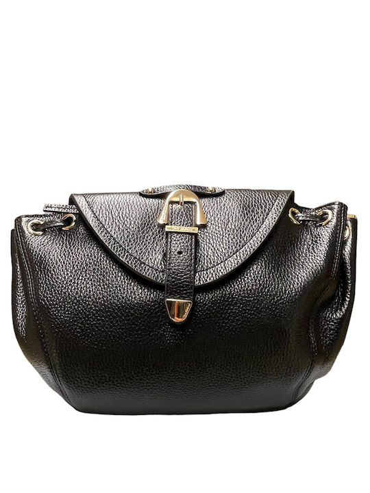 Tony Bellucci Leather Women's Bag Crossbody Black