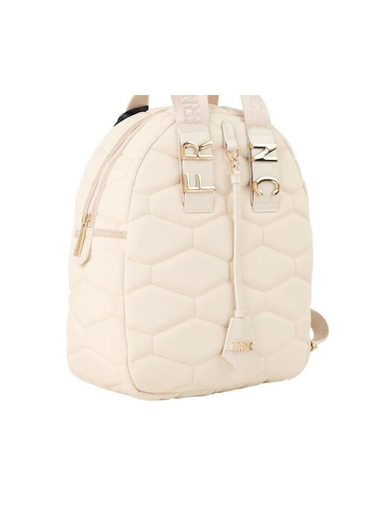 FRNC Damen Tasche Rucksack Ecru