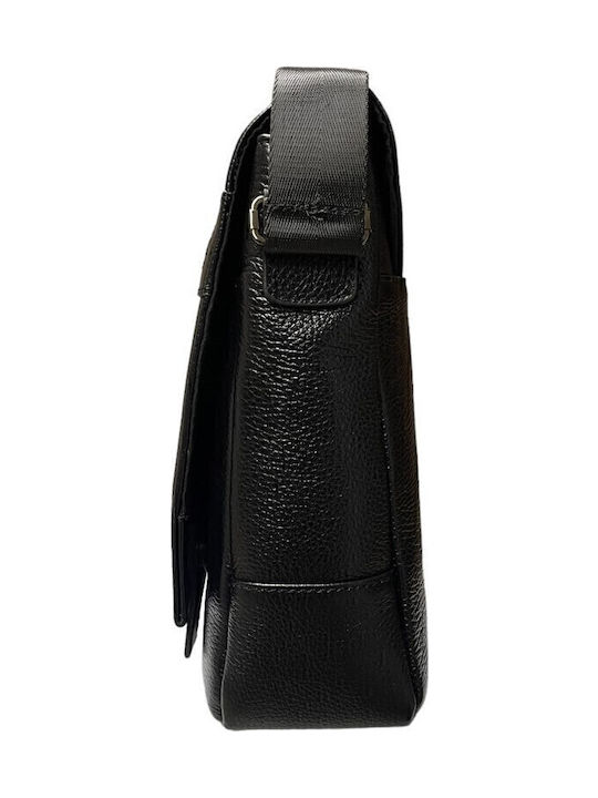 Piele Geantă pentru bărbați De umăr / tip crossbody Neagră