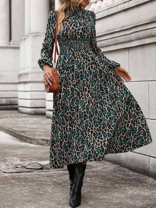 Woman's Fashion Maxi Φόρεμα Green