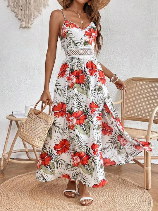 Woman's Fashion Рокля За всеки ден Червен