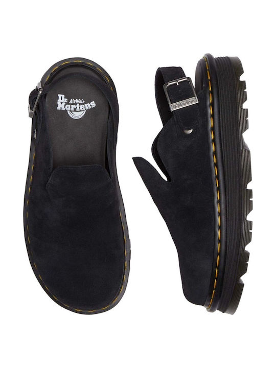 Dr. Martens Zebzag Γυναικεία Δερμάτινα Σαμπό Μαύρα