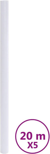vidaXL Стикер Дисплей Пясъкоструене 45см x 20m Gray 3206455 1бр