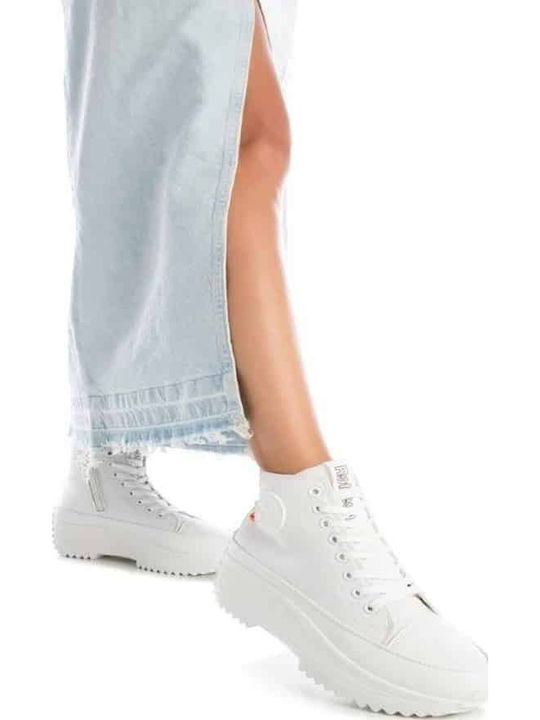 Kinder Sneakers Hoch Weiß