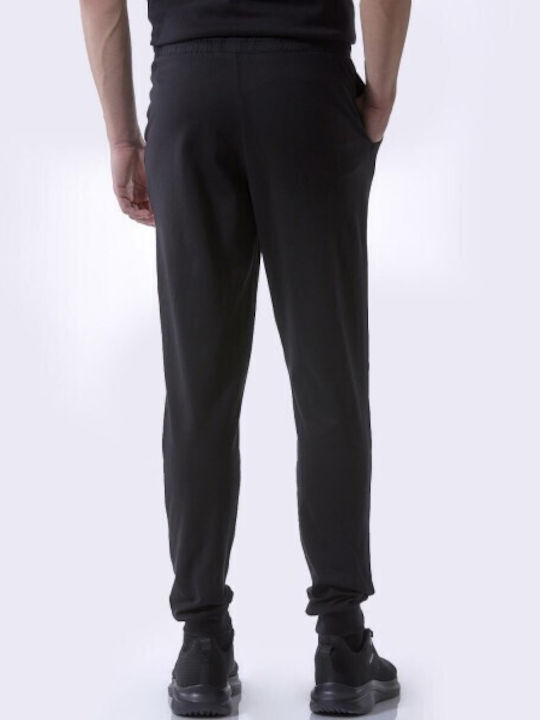 Admiral Men's Sweatpants with Rubber Black