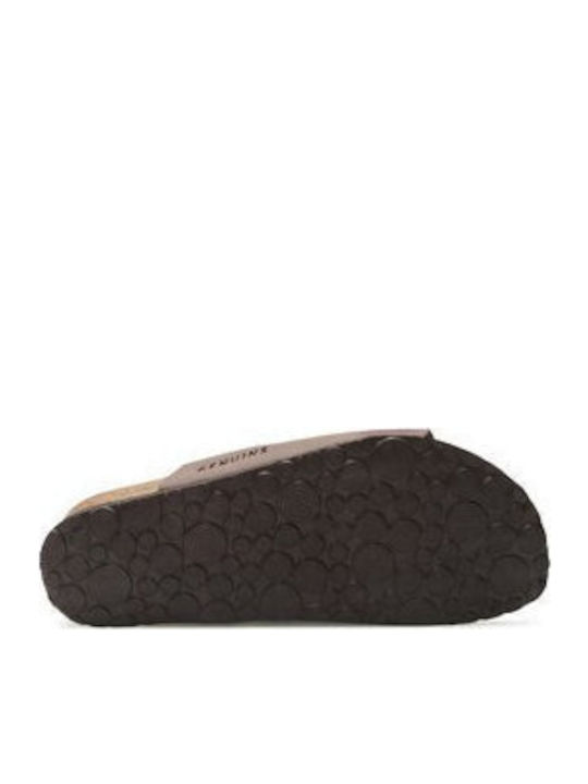 Flache Sandalen für Damen in Braun Farbe