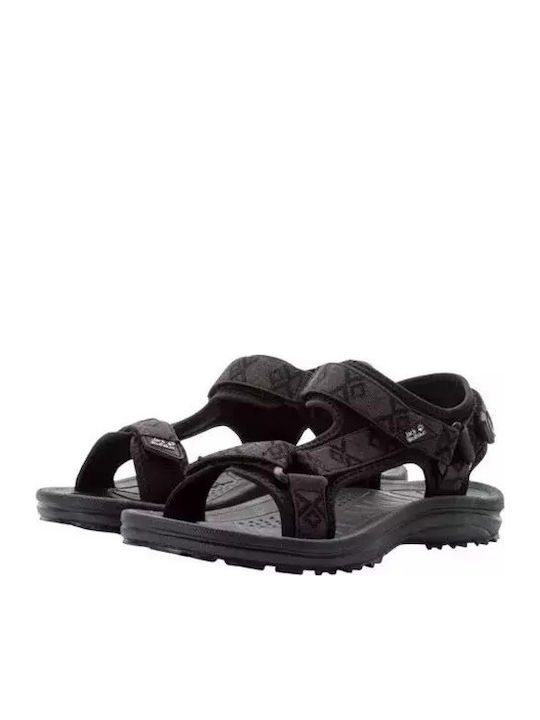 Breaker Women's Flat Sandals Sporty in Black Color