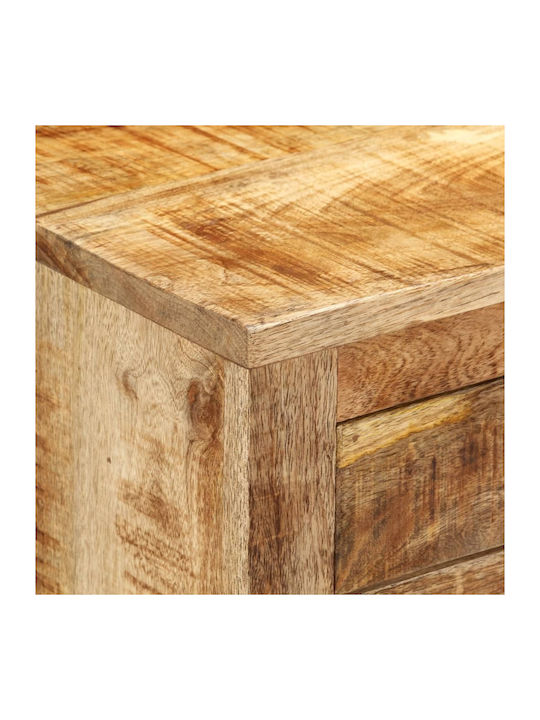 Sideboard made of Solid Wood with Drawers Brown 80x30x65cm