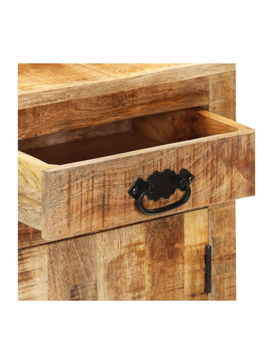 Sideboard made of Solid Wood with Drawers Brown 80x30x65cm