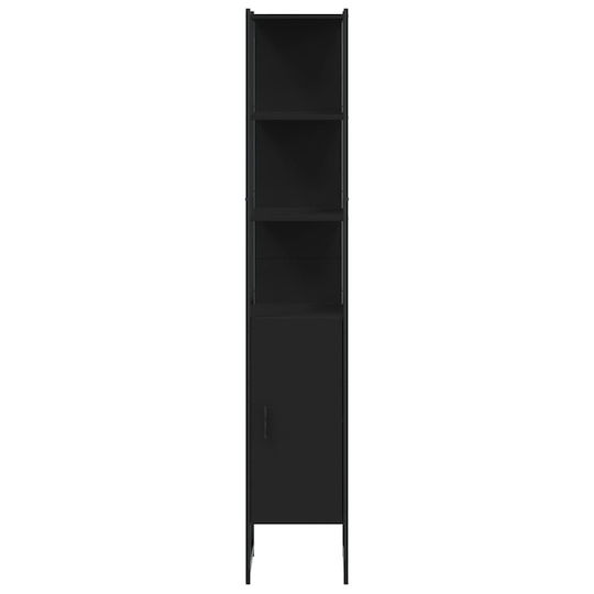 vidaXL Στήλη Μπάνιου Δαπέδου Μ33xΒ33xΥ185.5cm Μαύρη