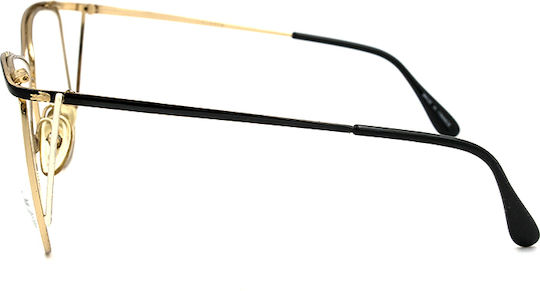 Lacoste Weiblich Metallisch Brillenrahmen Katzenauge Gold 837 L25