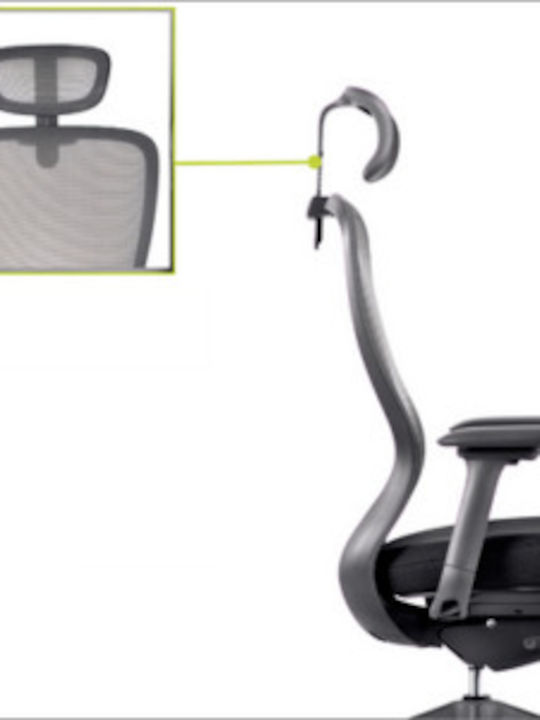 ErgoAction Action Chair VX Scaun De Birou Cu Brațe Reglabile Negru-Portocaliu