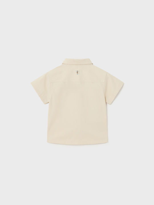 Mayoral Kids Shirt Beige