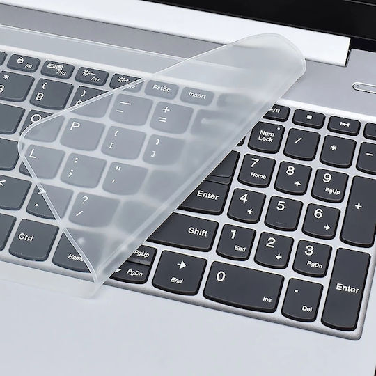 Αυτοκόλλητο Πληκτρολογίου Laptop Keyboard Protective Film, Transparent Silicone, Reusable, Universal Size, 13 x 31 cm