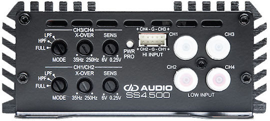 DD Audio Car Audio Amplifier 4 Channels (D Class)