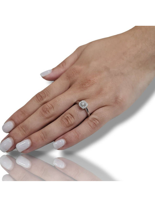 Mentzos Single Stone with Diamond