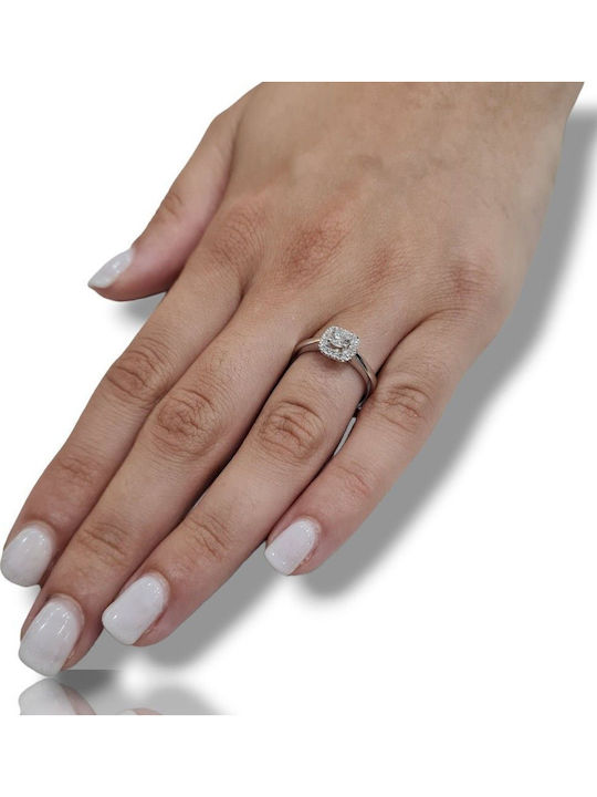 Mentzos Single Stone with Diamond