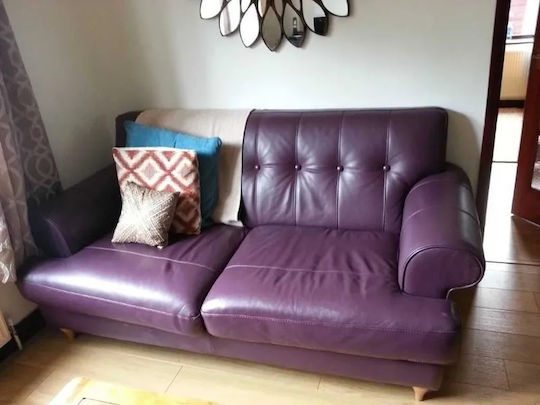 Țesătură pentru Mobilier Piele ecologică 50x138buc Purple