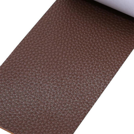 Țesătură pentru Mobilier Piele ecologică 50x138buc Dark Brown