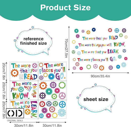 Kids Wall Sticker 90x70cm