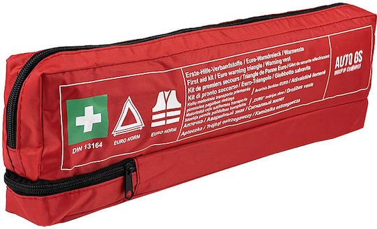 Auto Gs Car Safety KTEO Set with Pharmacy Kit Fire Extinguisher Warning Triangle Reflective Vest and Gloves