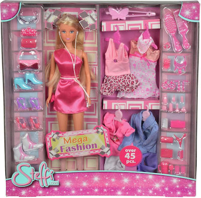 Steffi Love Păpușă Mega Fashion Set pentru 3++ Ani 29cm.