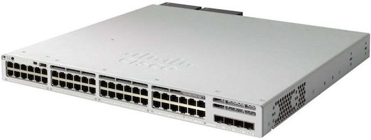 Cisco Catalyst 9300L Managed L3 PoE Switch με 48 Θύρες Gigabit (1Gbps) Ethernet και 4 SFP Θύρες
