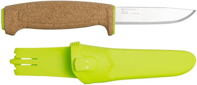 Morakniv Floating Knife Green with Blade made of Stainless Steel in Sheath