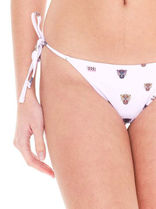 Bikini Set Triangle Top & Slip Bottom Pink