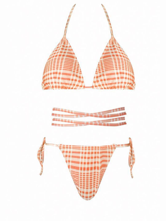 Comfort Set Bikini Τριγωνάκι Πορτοκαλί