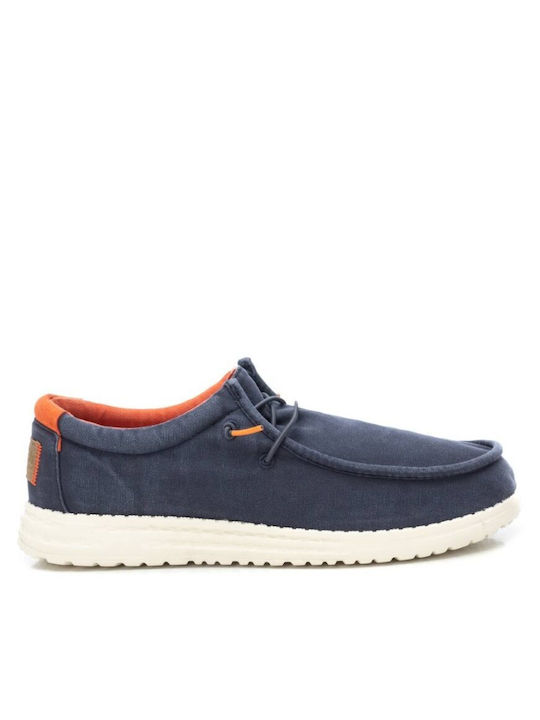 Refresh Herren Slip-Ons Blau