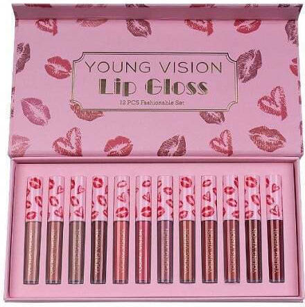 Σετ 12 Rujuri De Buze, Young Vision, Lip Gloss Fashionable