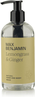 Max Benjamin Lemongrass Ginger Herbal Shower Gel and Lotion 300ml