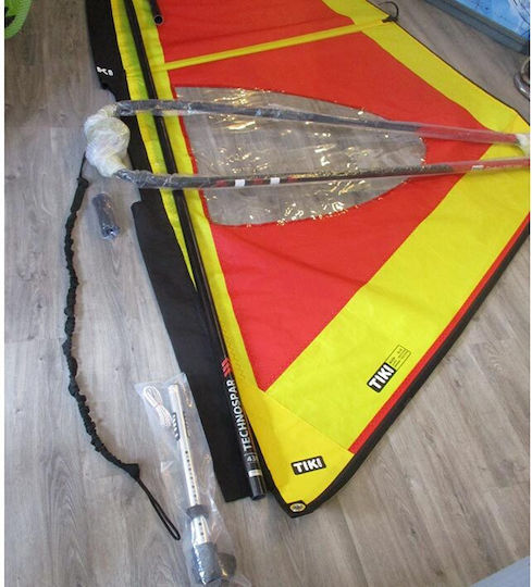 Trainer 5,0 Dacron Sail - Ολοκληρωμένο Σετ Πανί Για Windsurf Με Rdm Epoxy Άλμπουρο - Τικι