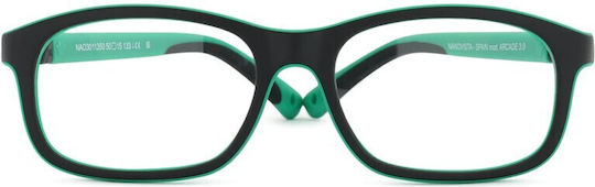 Nanovista Arcade 3.0 Children's Eyeglass Frame Black NAO30113