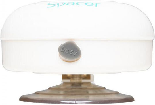 Spacer Ducky Boxă Bluetooth 3W cu Durată de Baterie până la 4 ore Alb