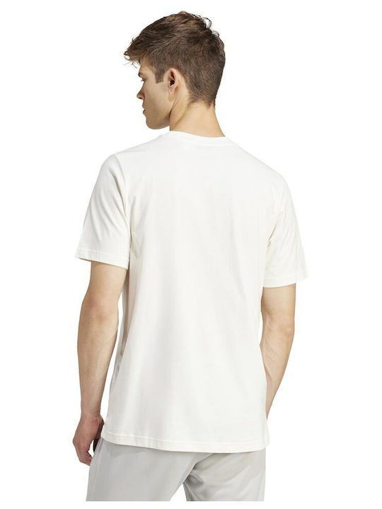 Adidas Men's Short Sleeve Blouse White