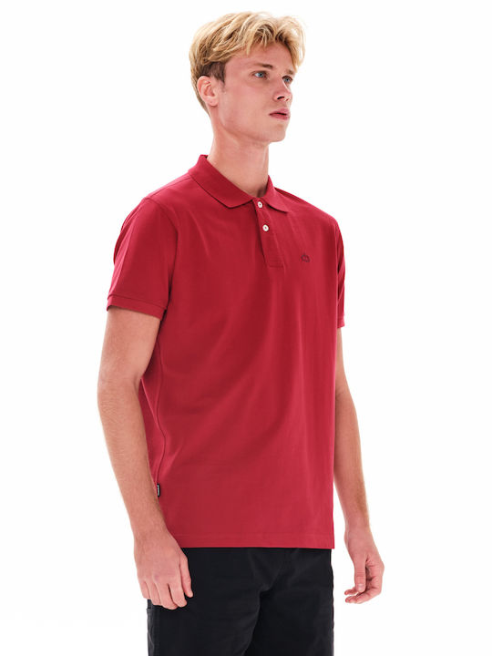 Emerson Men's Short Sleeve Blouse Polo RED